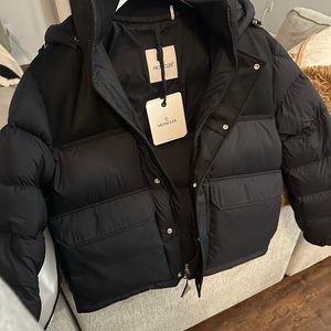 Moncler size 2 (medium) black jacket